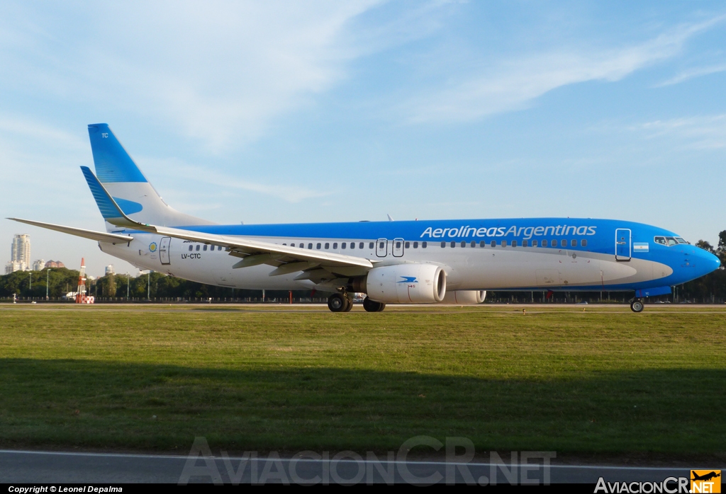 LV-CTC - Boeing 737-86J - Aerolineas Argentinas