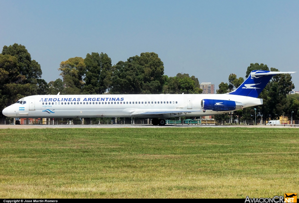 LV-VBZ - McDonnell Douglas MD-88 - Aerolineas Argentinas