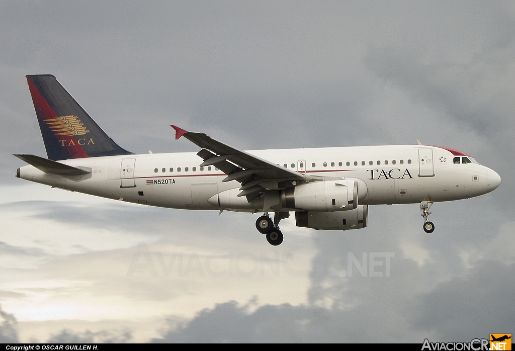 N520TA - Airbus A319-132 - TACA