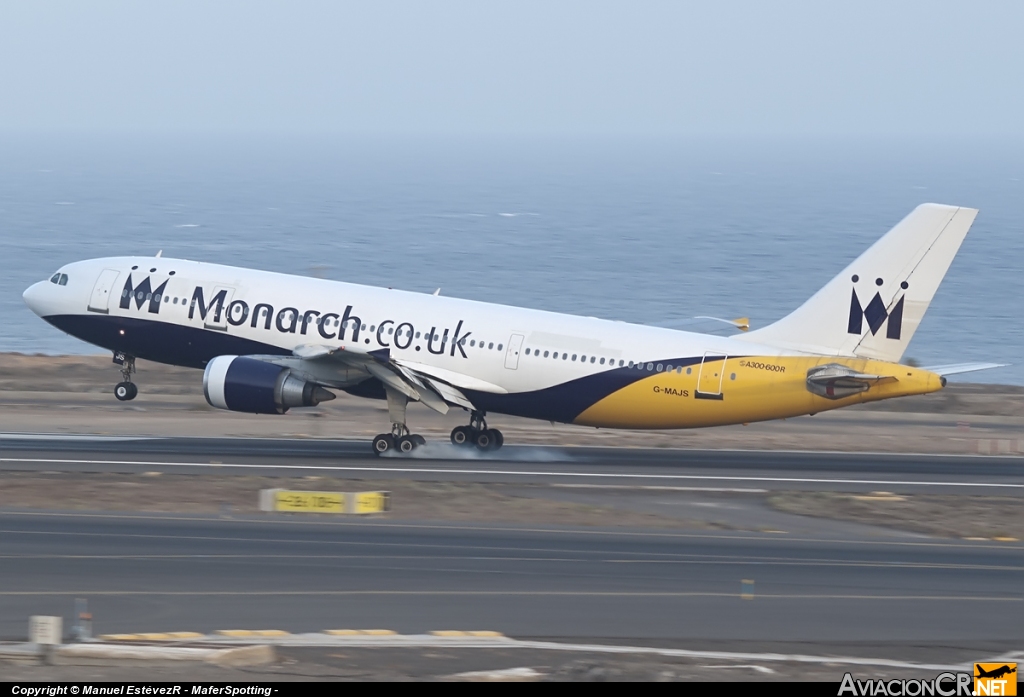 G-MAJS - Airbus A300B4-605R - Monarch Airlines