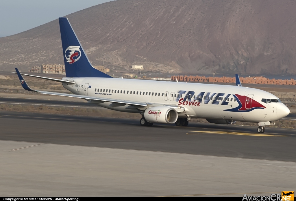 OK-TVL - Boeing 737-8FN - Travel Service