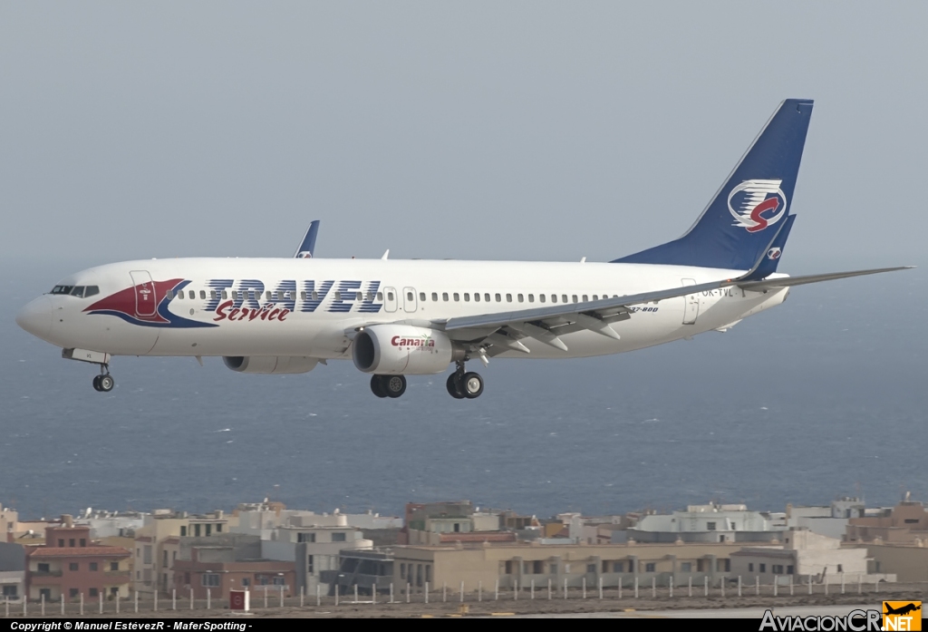 OK-TVL - Boeing 737-8FN - Travel Service