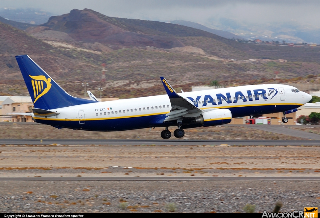 EI-EKD - Boeing 737-8AS - Ryanair