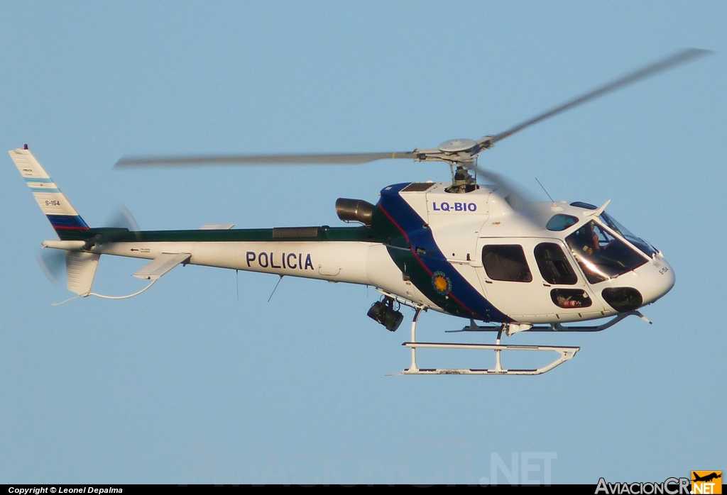 LQ-BIO - Helibras HB-355 Esquilo 2 - Policía de la Provincia de Buenos Aires