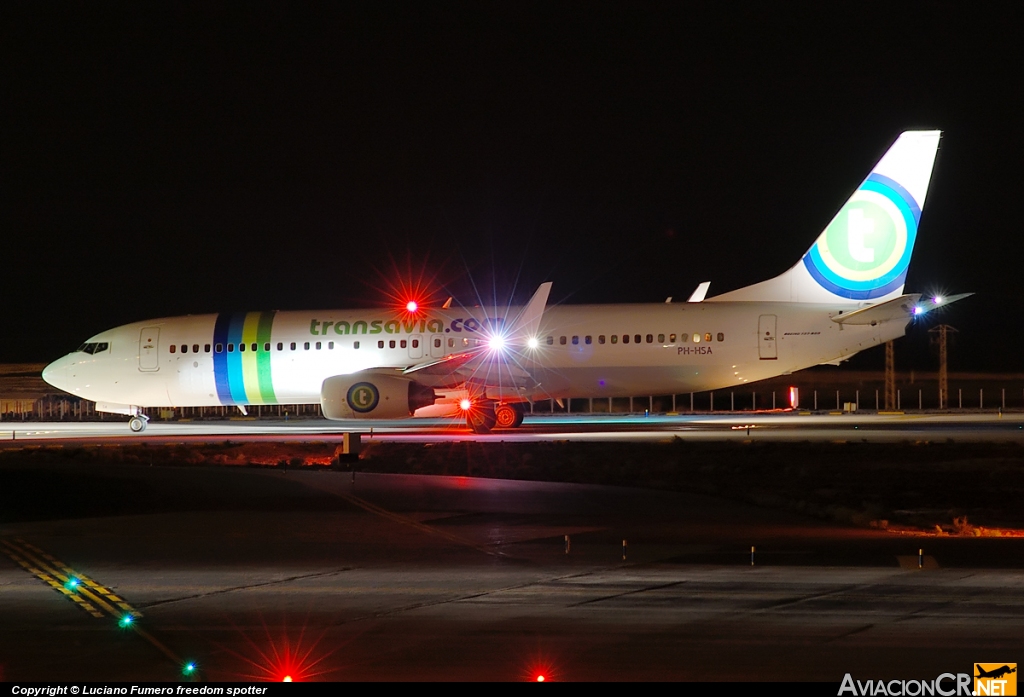 PH-HSA - Boeing 737-8K2 - Transavia Airlines