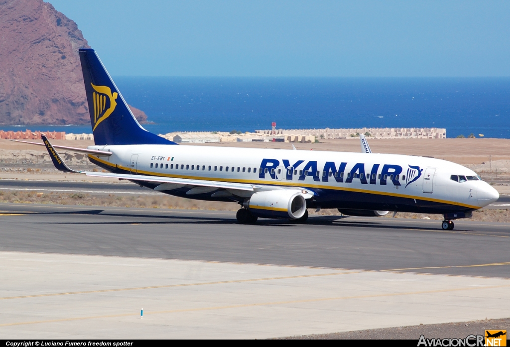 EI-EBY - Boeing	737-8AS/W - Ryanair