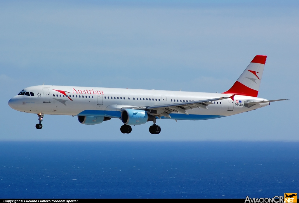OE-LBD - Airbus A321-211 - Austrian Airlines