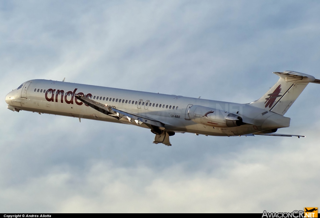 LV-ARF - McDonnell Douglas MD-83 - Austral Líneas Aéreas