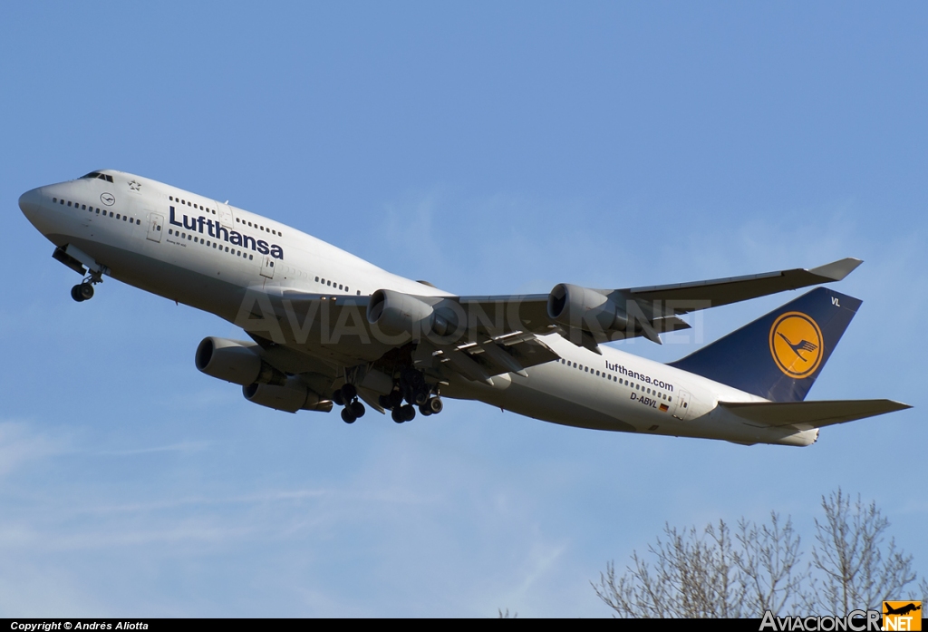 D-ABVL - Boeing 747-430 - Lufthansa