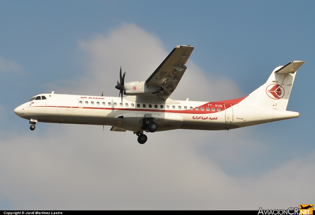7T-VUQ - ATR 72-212A - Air Algérie