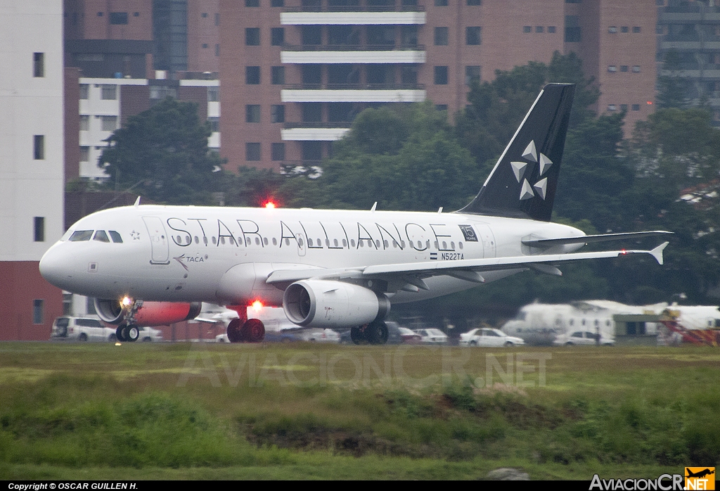 N522TA - Airbus A319-132 - Taca