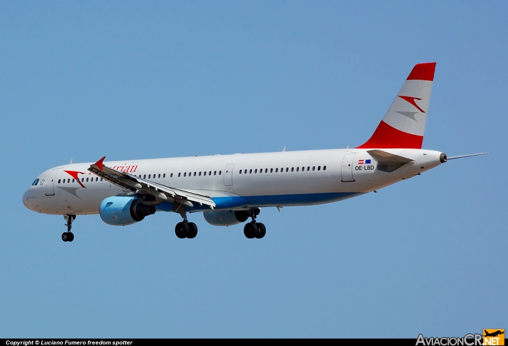 OE-LBD - Airbus A321-211 - Austrian Airlines