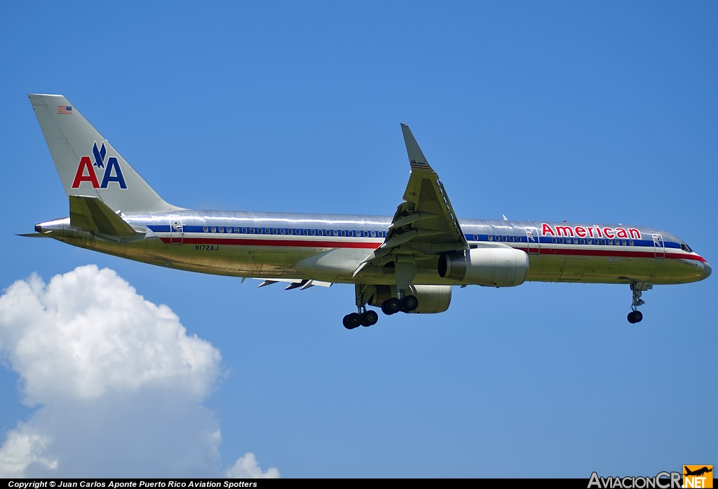 N172AJ - Boeing 757-223 - American Airlines