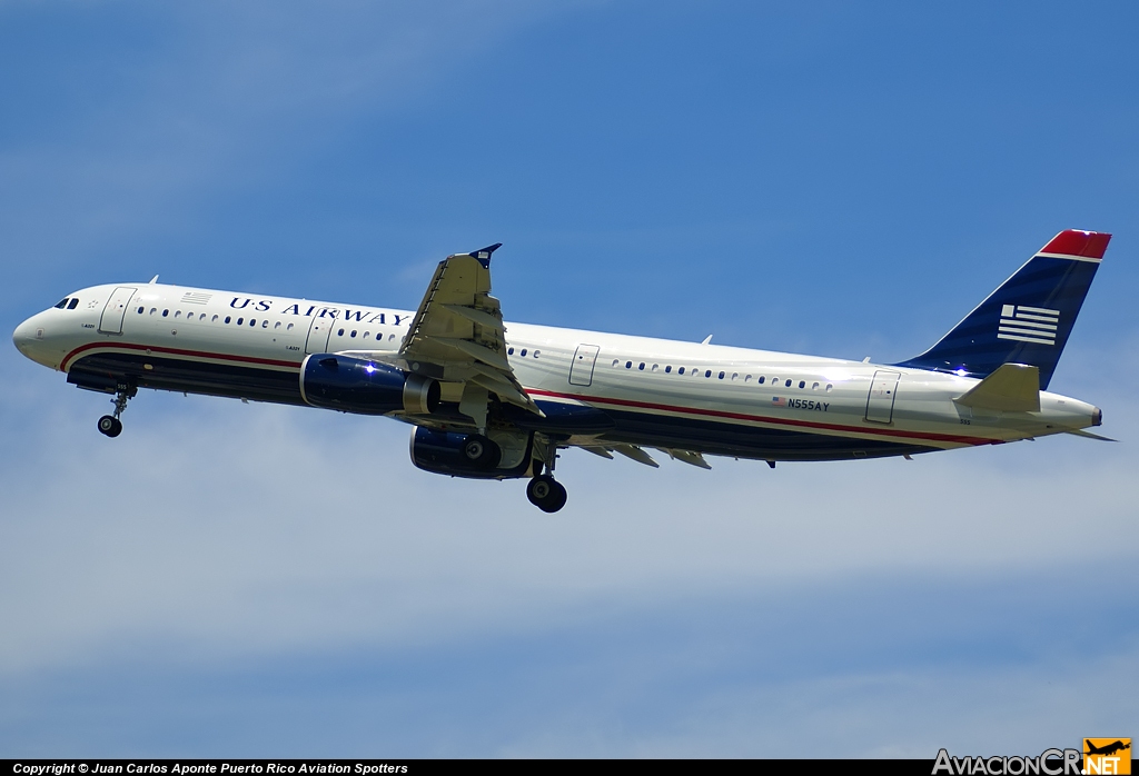 N555AY - Airbus A321-231 - US Airways