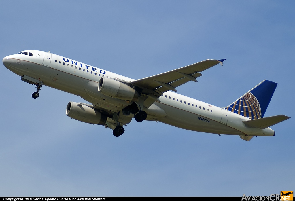 N402UA - Airbus A320-232 - United Airlines