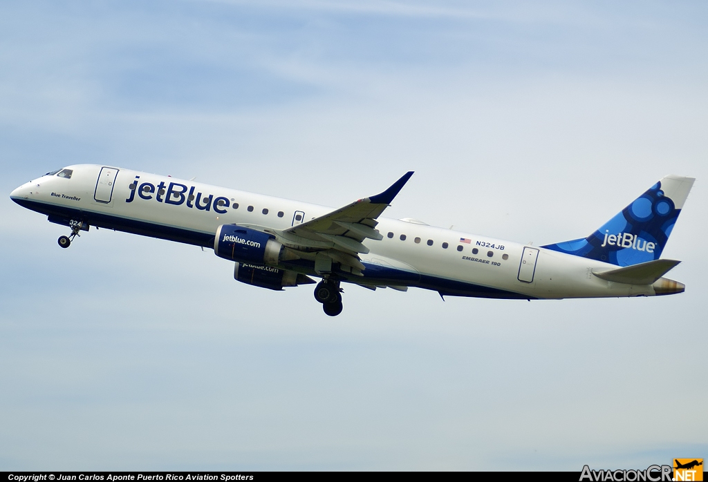 N324JB - Embraer ERJ-190-100AR - Jet Blue