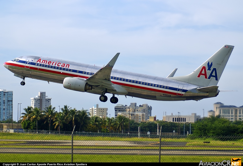 N918AN - Boeing 737-800 - American Airlines