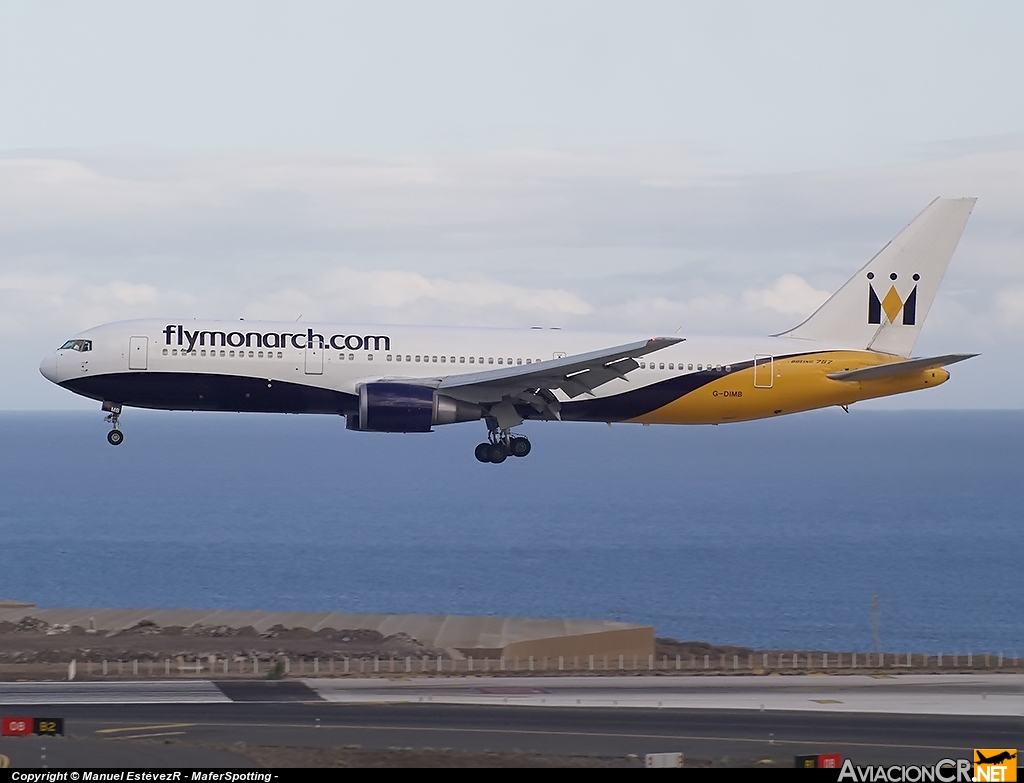 G-DIMB - Boeing 767-31K/ER - Monarch Airlines
