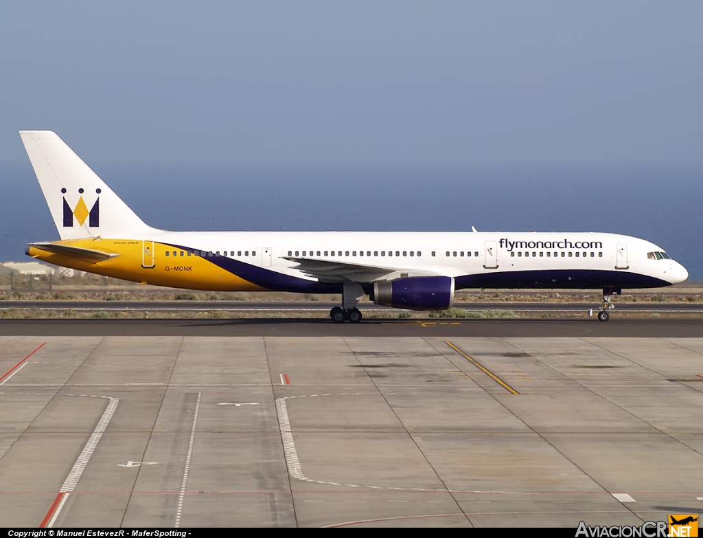 G-MONK - Boeing 757-2T7 - Monarch Airlines