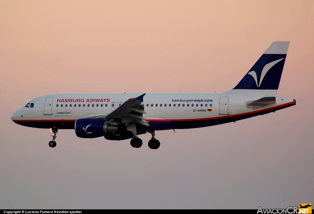 D-AHHA - Airbus A319-112 - Hamburg Airways