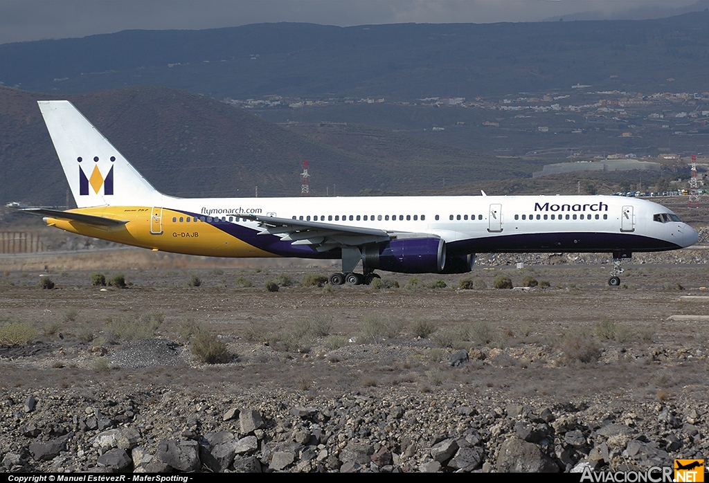 G-DAJB - Boeing 757-2T7 - Monarch Airlines