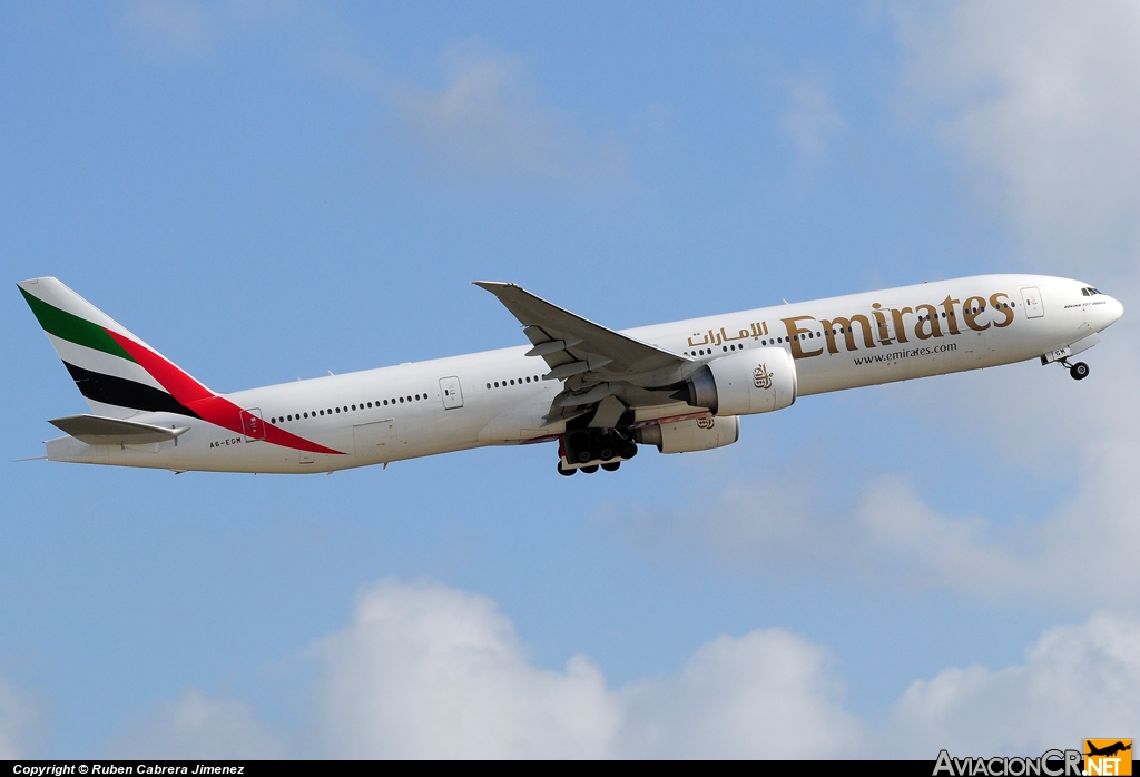 A6-EGM - Boeing 777-31H/ER - Emirates