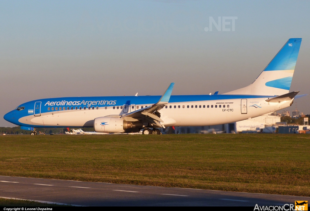 LV-CTC - Boeing 737-86J - Aerolineas Argentinas