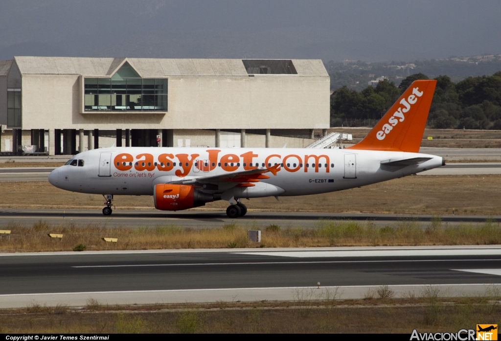 G-EZBT - Airbus A319-111 - EasyJet Airlines