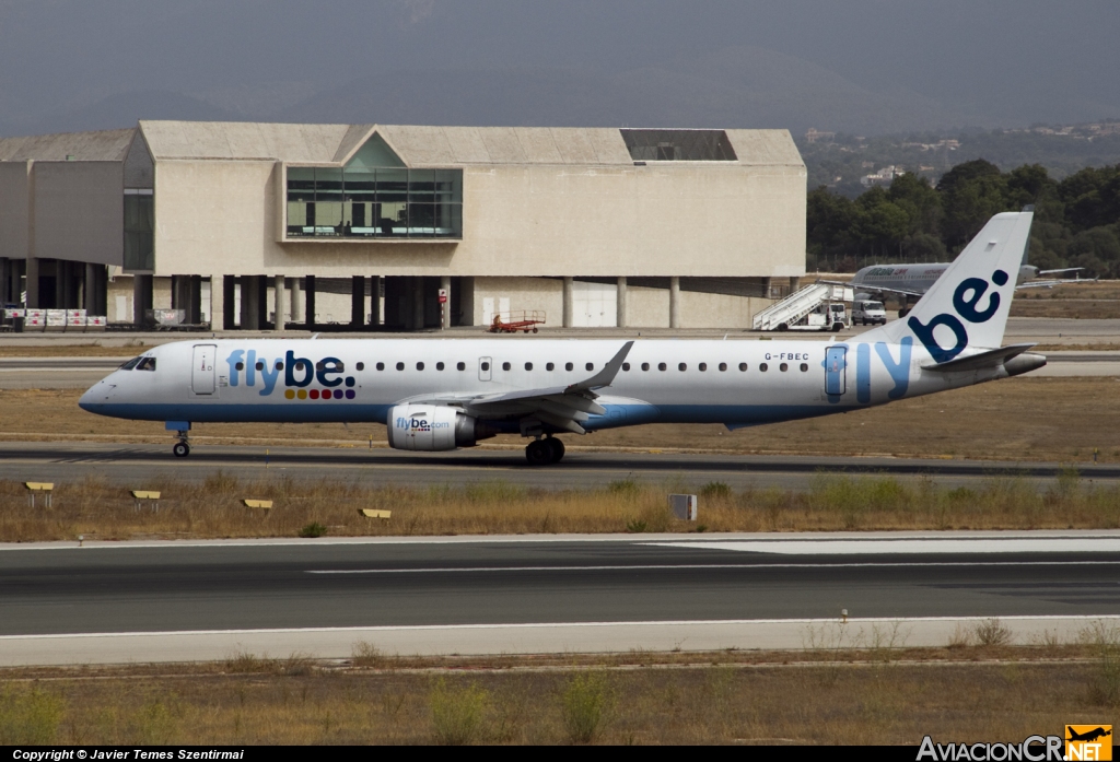 G-FBEC - Embraer 195-200AR - Flybe