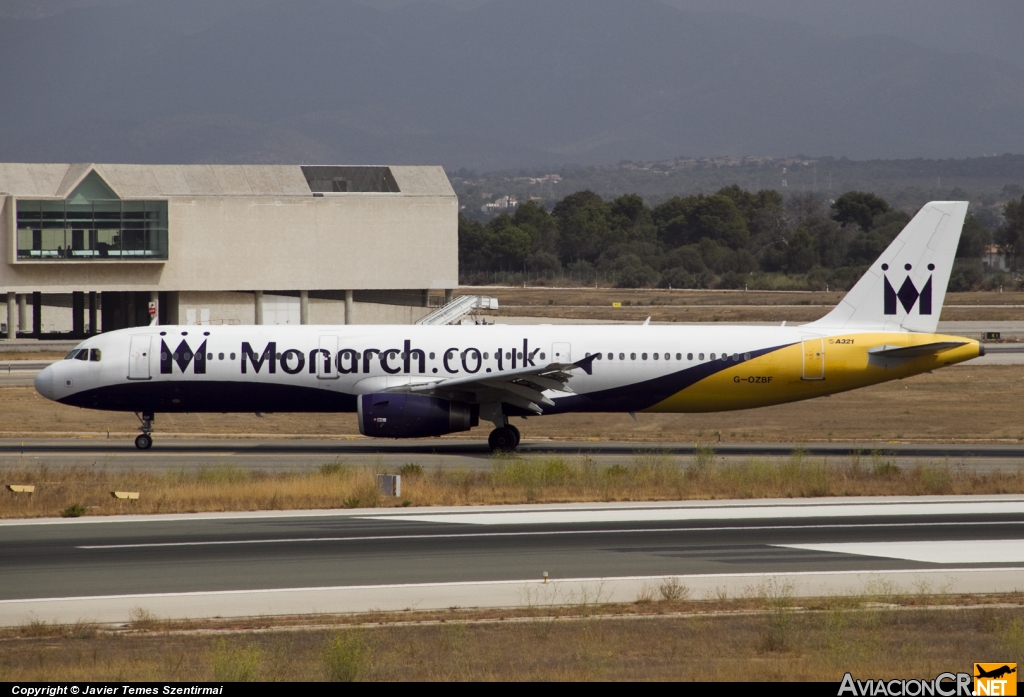 G-OZBF - Airbus A321-231 - Monarch Airlines