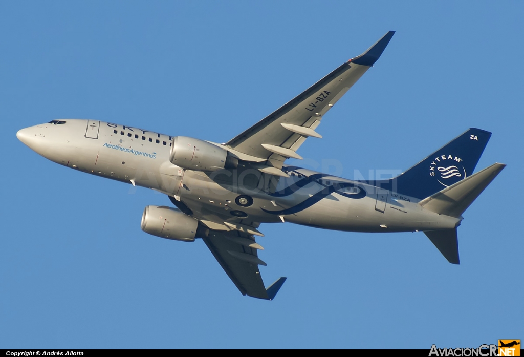 LV-BZA - Boeing 737-76N - Aerolineas Argentinas