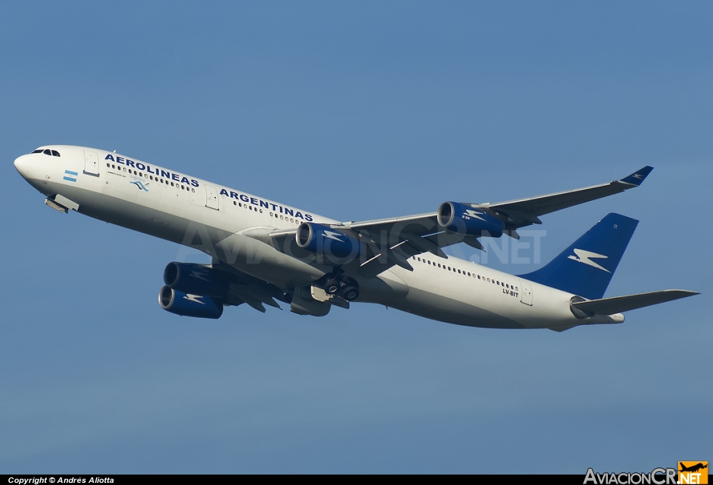 LV-BIT - Airbus A340-313 - Aerolineas Argentinas