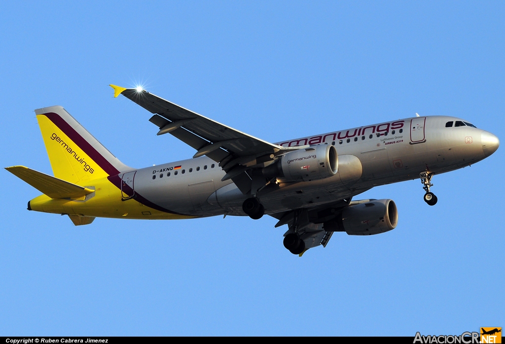 D-AKNQ - Airbus A319-112 - Germanwings