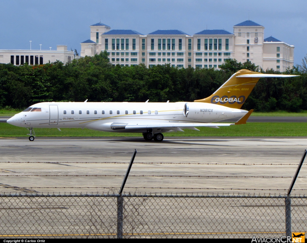 N381GX - Bombardier BD-700-1A10 Global 6000 - Bombardier Inc.