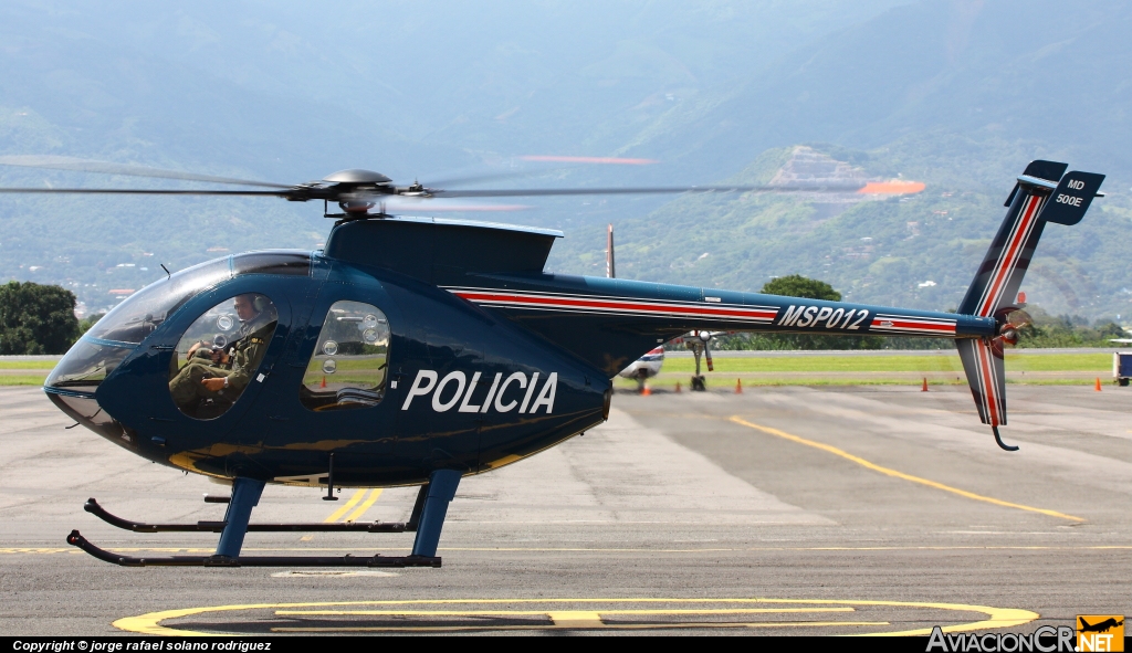 MSP012 - McDonell Douglas MD500 - Ministerio de Seguridad Pública - Costa Rica