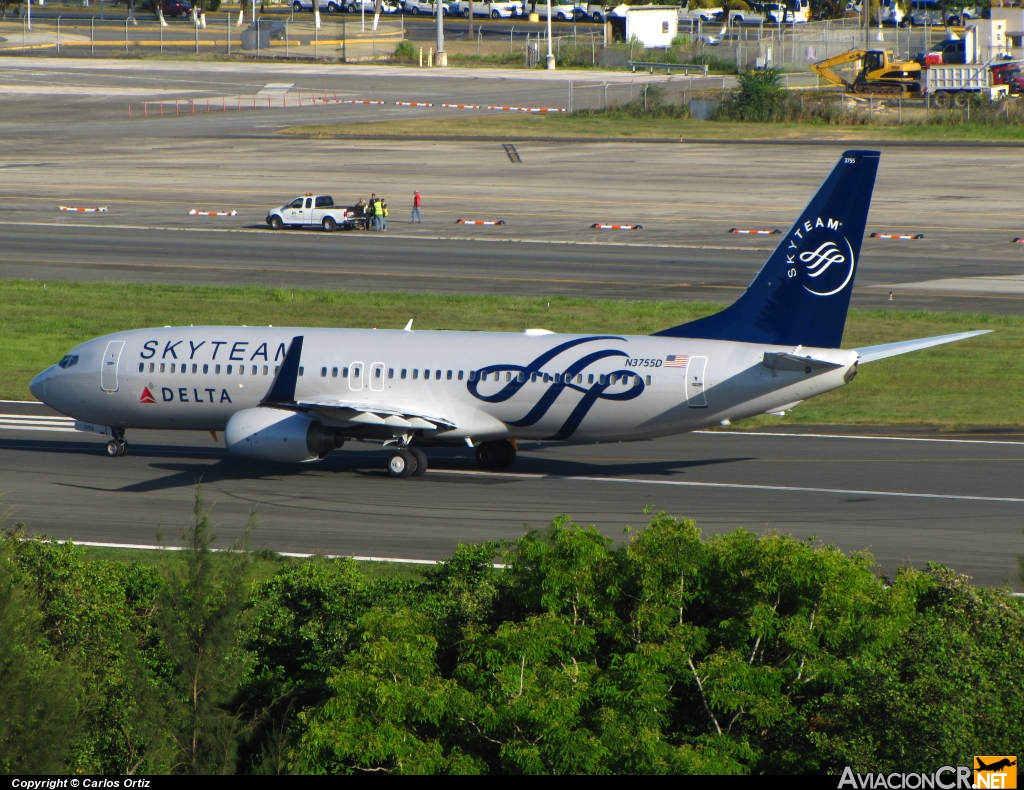 N3755D - Boeing 737-832 - Delta Air Lines