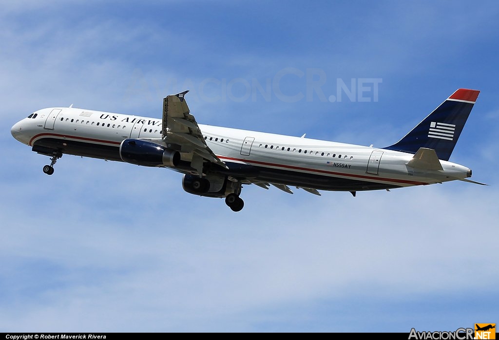 N555AY - Airbus A321-231 - US Airways