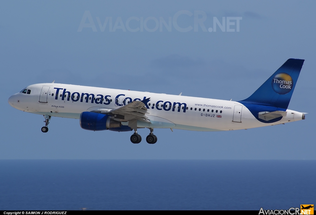 G-DHJZ - Airbus A320-214 - Thomas Cook