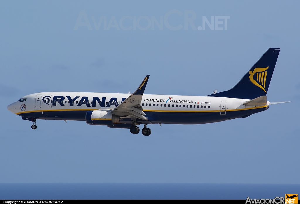 EI-DPJ - Boeing 737-8AS - Ryanair