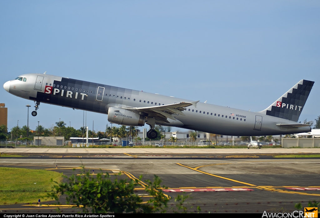 N588NK - Airbus A321-231 - Spirit Airlines