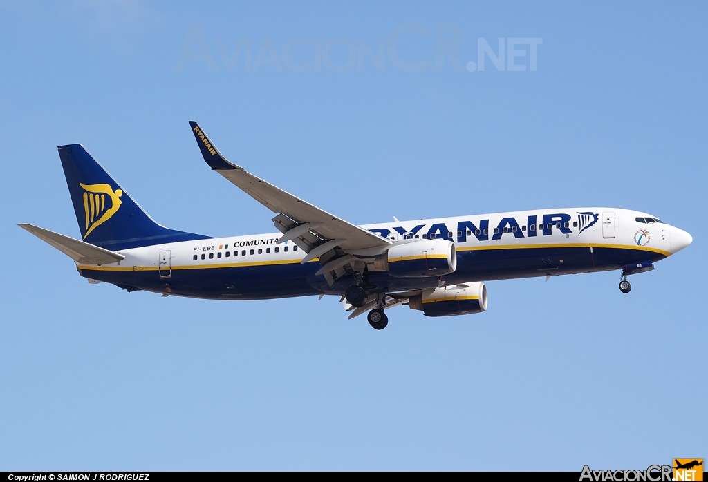 EI-EBB - Boeing 737-8AS - Ryanair