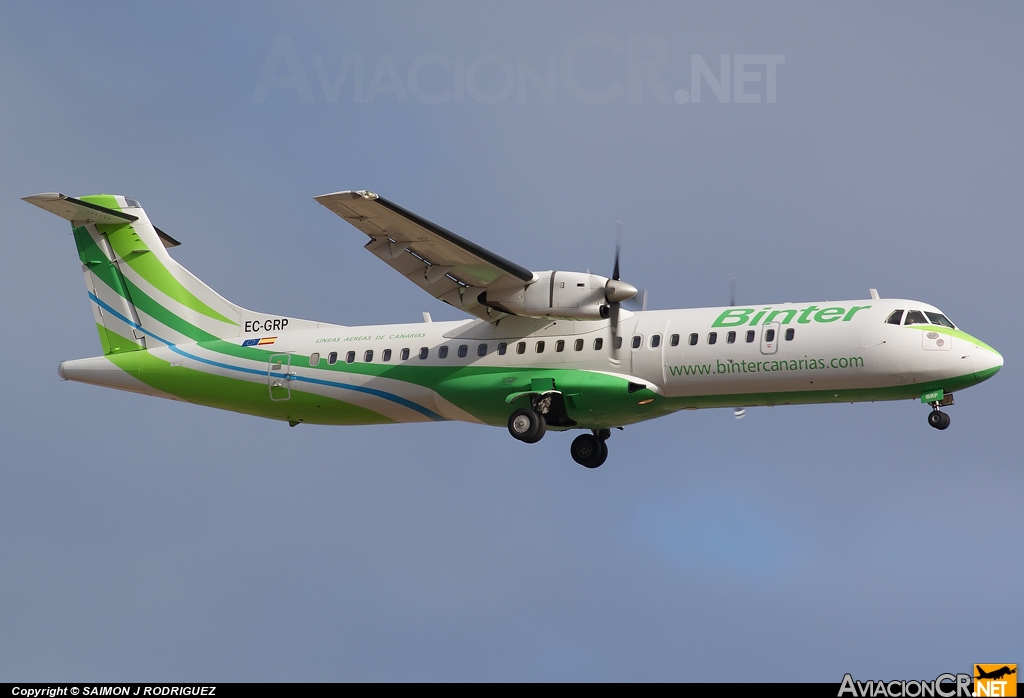 EC-GRP - ATR 72-202 - Binter Canarias