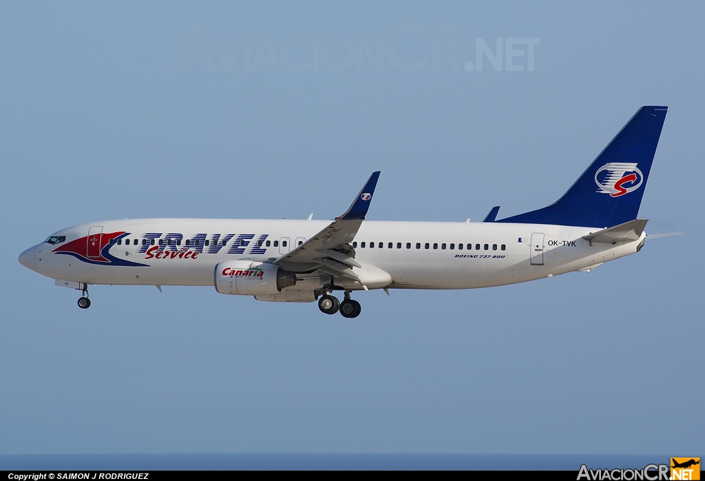 OK-TVK - Boeing B737-86N - Travel Service