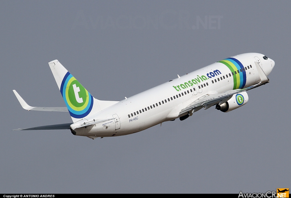 PH-HSC - Boeing 737-8K2 - Transavia Airlines