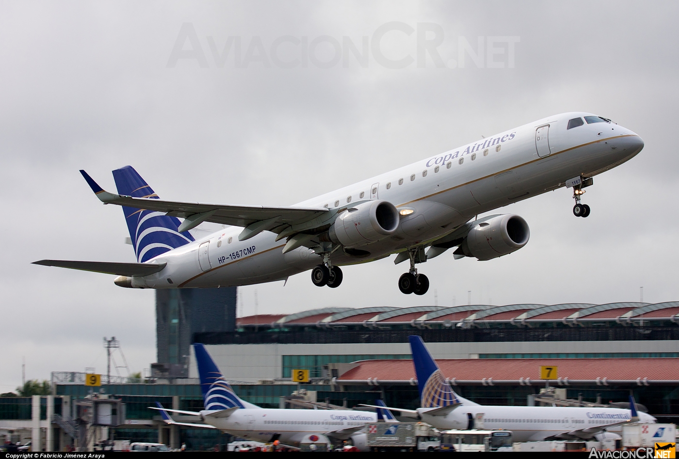 HP-1567CMP - Embraer 190-100IGW - Copa Airlines