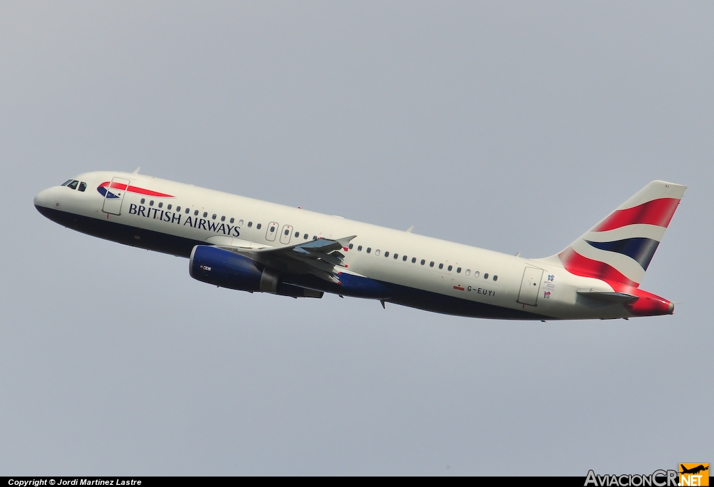 G-EUYI - Airbus A320-232 - British Airways