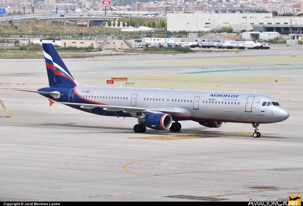 VP-BWO - Airbus A321-211 - Aeroflot