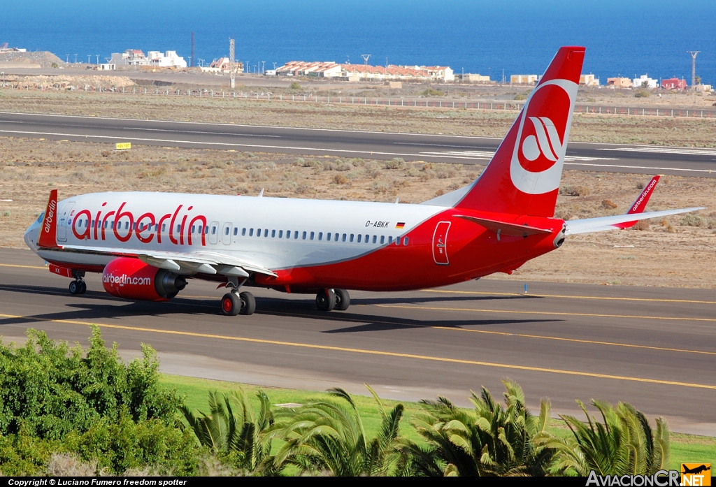 D-ABKK - Boeing 737-86J - Air Berlin