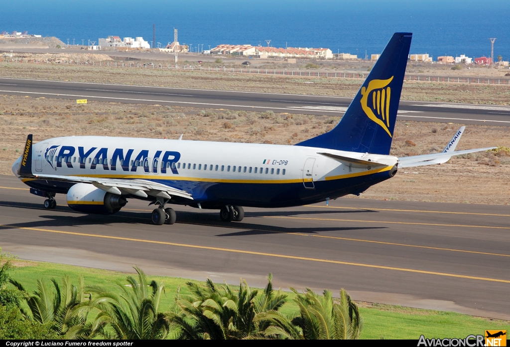 EI-DPB - Boeing 737-8AS - Ryanair