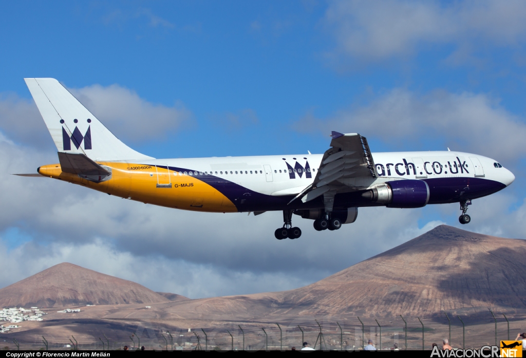 G-MAJS - Airbus A300B4-605R - Monarch Airlines